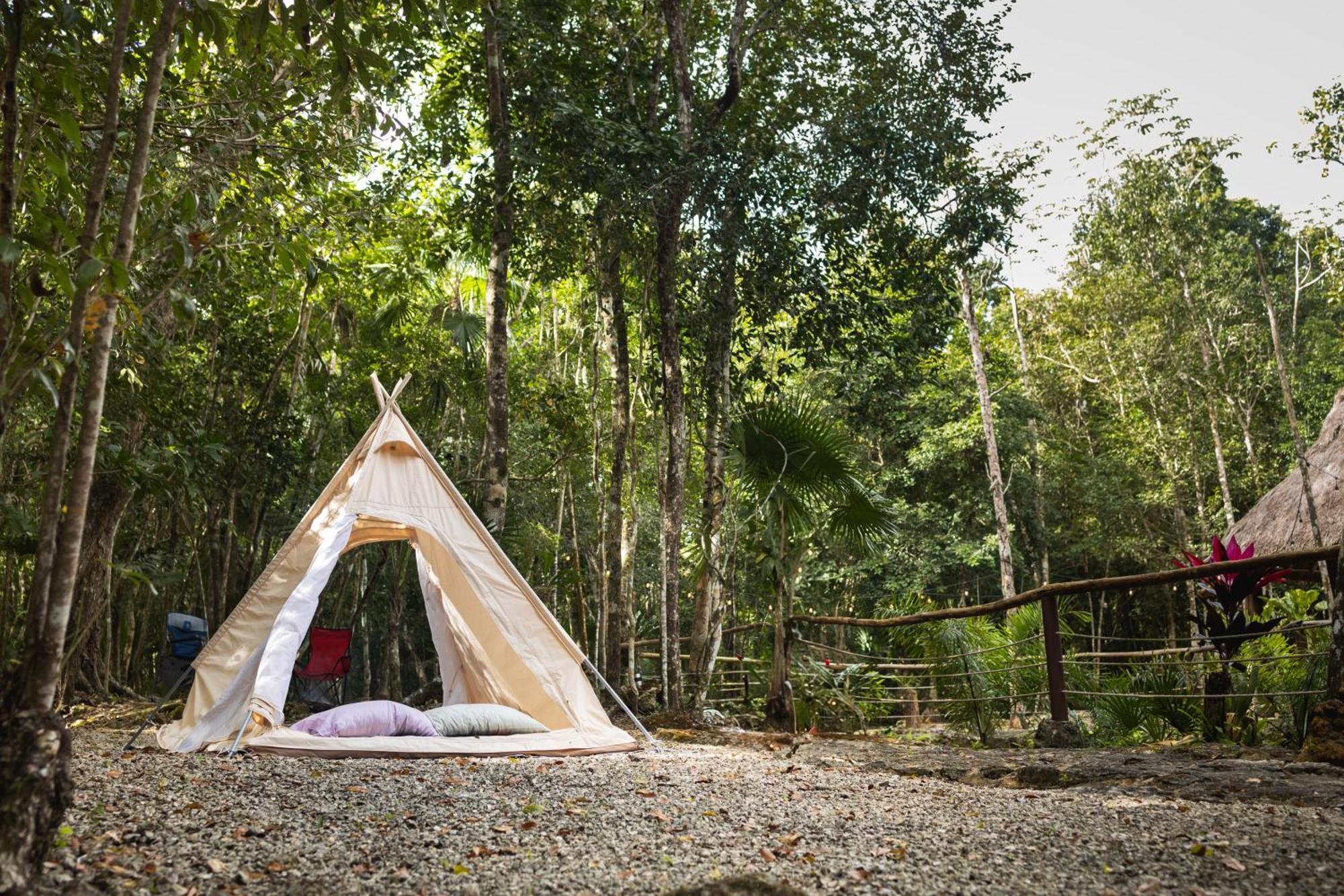 Chéel Cabañas&Camping Puerto Morelos Exterior foto