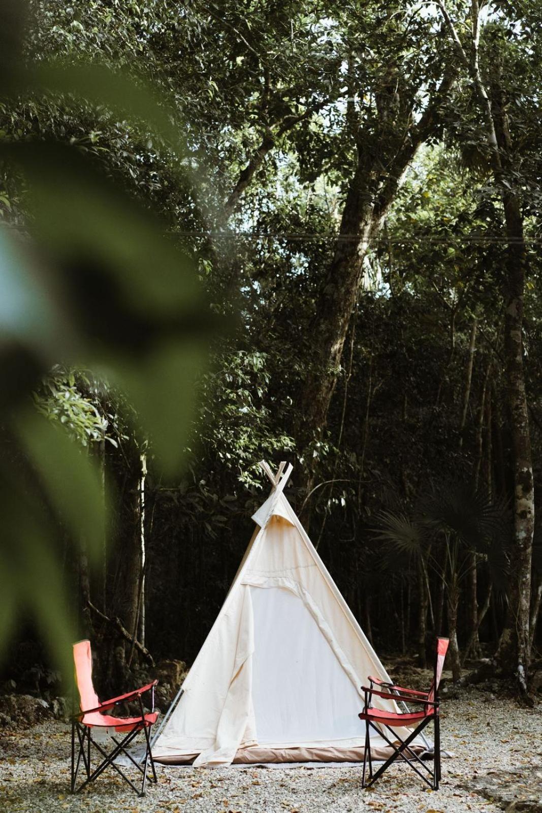 Chéel Cabañas&Camping Puerto Morelos Exterior foto