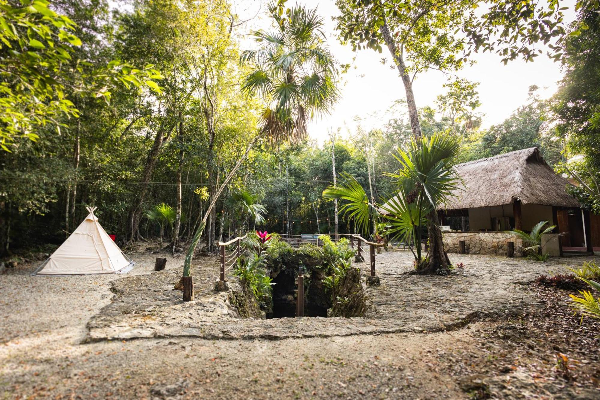 Chéel Cabañas&Camping Puerto Morelos Exterior foto